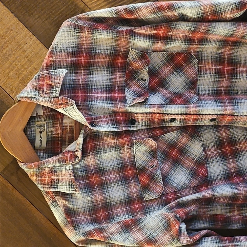 Field Master Flannel Shirt - L - Vintage Made in USA